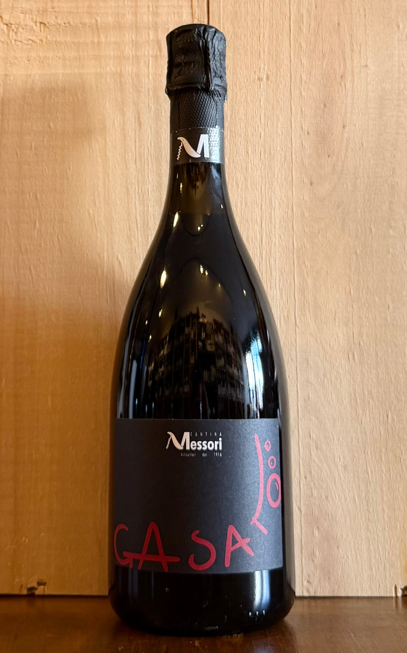 'GASATO' Lambrusco Dry (Fizzy Chilled Red) - Cantina Messori