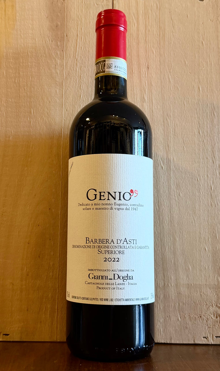 'GENIO' Barbera d'Asti Superiore DOCG 2022 - Gianni Doglia