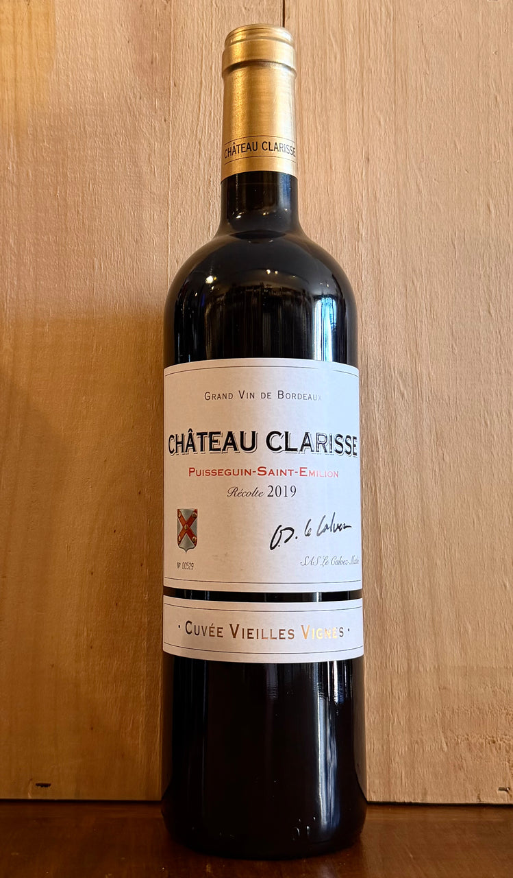 Puisseguin Saint-Emilion 2019 Cuvée Vielles Vignes - Château Clarisse