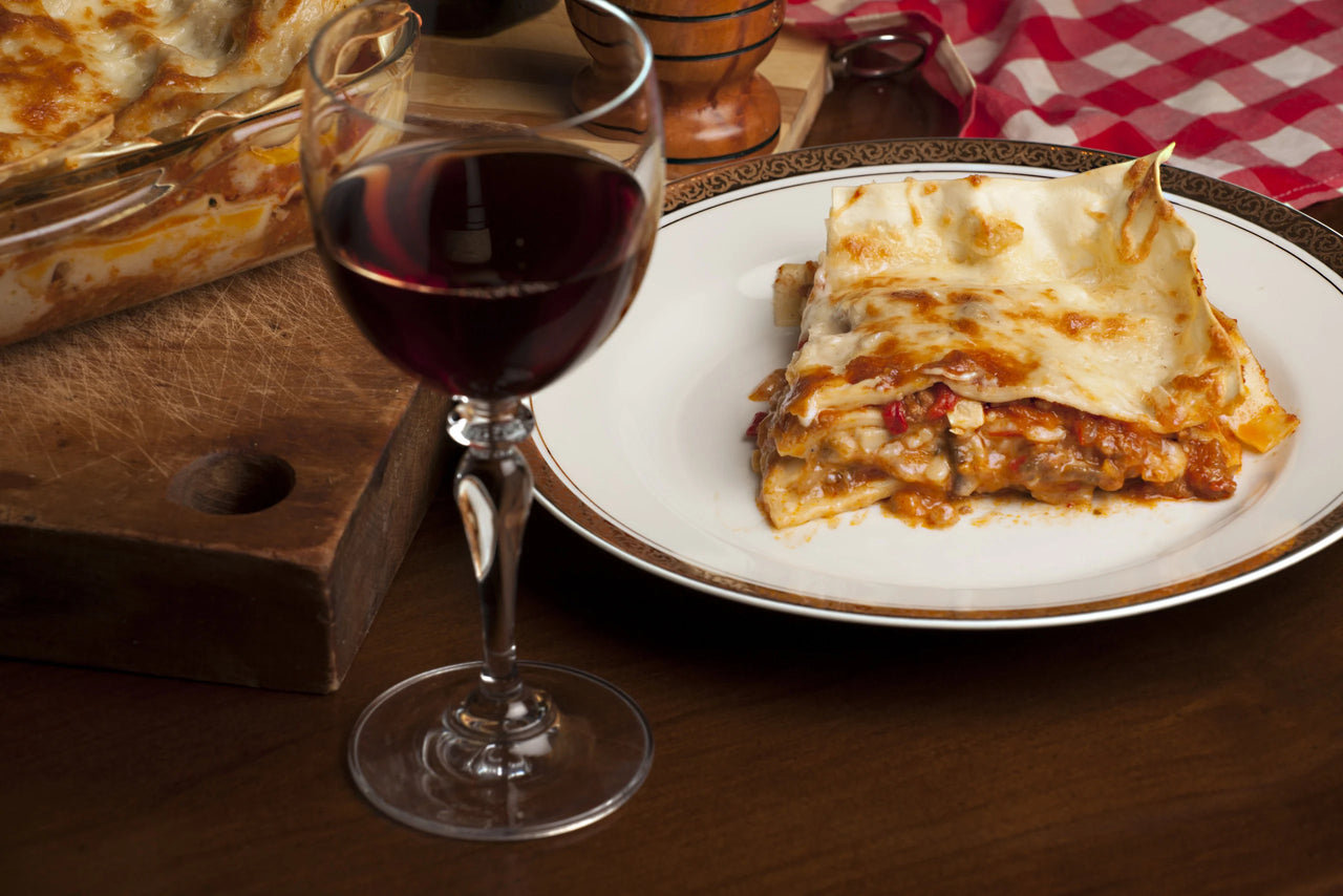 Lambrusco + Lasagna Wine tasting