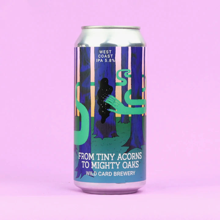Wild Card x Coalition Brewing  -  From Tiny Acorn to Mighty Oak West Coast IPA - can 440ml - 5.2% abv